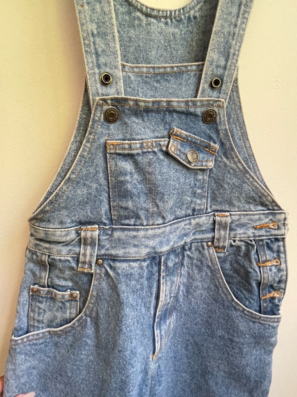 Classic Light Wash Denim Overalls - Picture 2 of 9